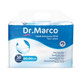 Protectoare pentru pat Dr.Marco 90 x 60 cm, 30 buc.