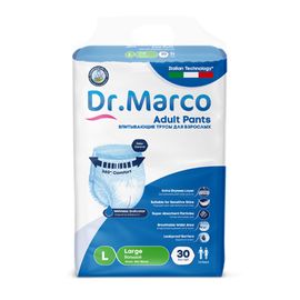Трусы-подгузники для взрослых Dr. Marco Pants Large N4, 30 шт
