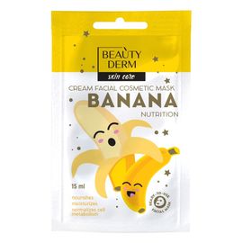 Masca de fata BEAUTYDERM Banana, crema, nutsision, 15 ml