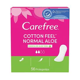Прокладки Ежедневные Carefree Cotton Feel Normal Aloe 56 шт.
