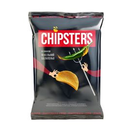 Chipsuri CHIPSTERS Flint, cu gust de jalapeno, 100 gr