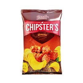 Chipsuri CHIPSTERS Flint, cu gust de frigarui, 100 gr