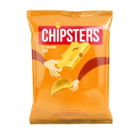 Chipsuri CHIPSTERS Flint, cu gust de cascaval, 100 gr