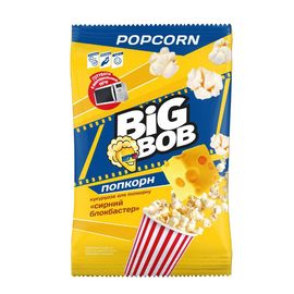 Popcorn BigBob, pentru microunde cu cascaval, 90 g