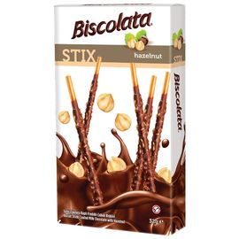 Печенье BISCOLATA Stix, Лесной Орех, 32 гр