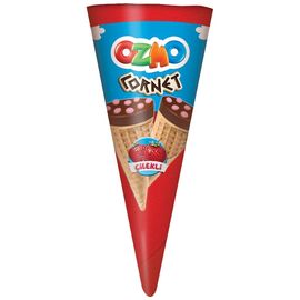 Biscuite cornet OZMO, capsuna, 25 gr
