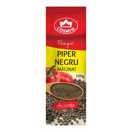 Piper negru macinat COSMIN refill, 100 gr