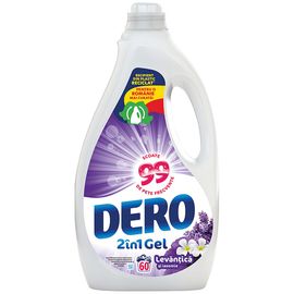 Detergent lichid DERO 2in1, levantica si Iasomie, 3 l