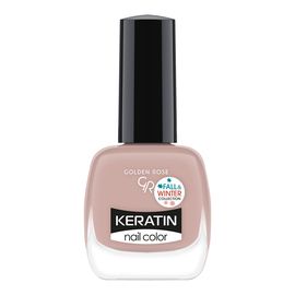 Oja pentru unghii GOLDEN ROSE Keratin *201* 10.5ml, Culoare:  Keratin Nail Color 201