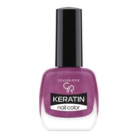 Oja pentru unghii GOLDEN ROSE Keratin *62* 10.5ml, Culoare:  Keratin Nail Color 62