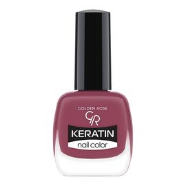 Oja pentru unghii GOLDEN ROSE Keratin *63* 10.5ml, Culoare:  Keratin Nail Color 63