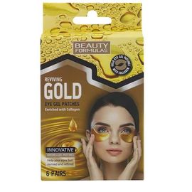 Patch-uri sub zona ochilor de hidrogel Beauty Formulas Gold 6 buc