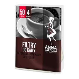 Кофейные фильтры ANNA ZARADNA размер 4 50шт