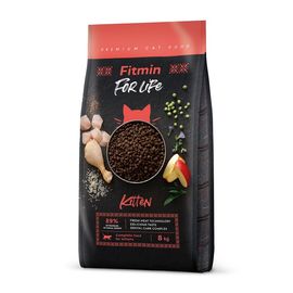 Корм для кошек FITMIN cat For Life Kitten, курица, сухой, 8 кг