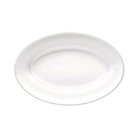 Platou oval BORMIOLI ROCCO Toledo, alb, opalglass, 30 х 22 cm