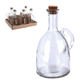 Sticla pentru ulei/otet EH, cu pluta, 18.5 cm