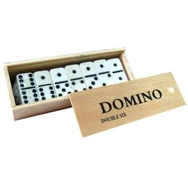 Joc domino in cutie de lemn