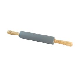 Скалка CASAMASA, силиконовая, с деревянными ручками, 48 см