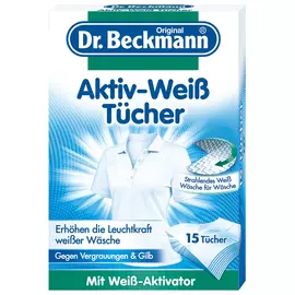 Servetele Dr. Beckmann pentru albire activa 15 buc