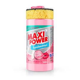 Средство для мытья посуды MAXI POWER Bubble gum, 1 л