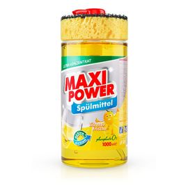 Средство для мытья посуды MAXI POWER Лимон, 1 л