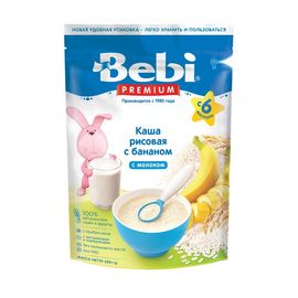 Каша молочная BEBI, рис-банан, 6+ месяцев, 200 гр
