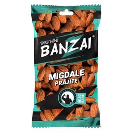 Migdale BANZAI, prajite, cu sare, 70 gr