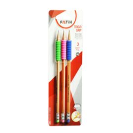Набор простых карандашей FATIH Taiga, с резинкой, 3 шт