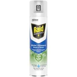 Spray RAID Essential, Insecticid pentru muste si tantari, 400 ml