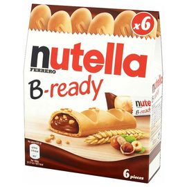Vafe crocante NUTELLA B Ready, cu umplutura de nuci, 132 gr