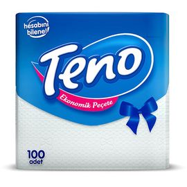 Салфетки TENO, 1 слой, кухонные, 100 шт