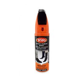 Spray aerosol pentru piele intoarsa, nubuc si velur VILO negru 200 ml
