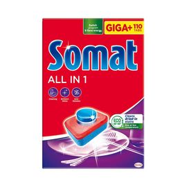 Таблетки для посудомоечной машины Somat All in One 110 таблеток