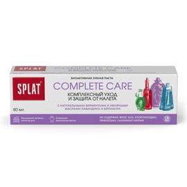 Зубная паста SPLAT Complete Care с эфирными маслами лавандина и бергамота, 80 мл