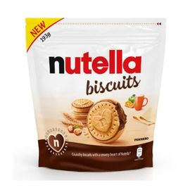 Biscuits Nutella, cu crema de cacao si alune, 193 gr