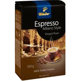 Кофе TCHIBO Espresso Milano Style, в зернах, 500 гр