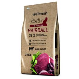 Hrana Fitmin Cat Purity Hairball, uscata, 10kg