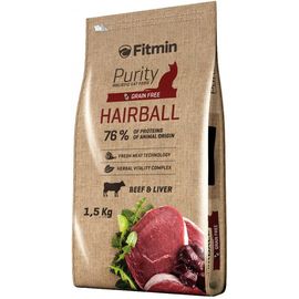 Hrana Fitmin Cat Purity Hairball, uscata,1.5kg