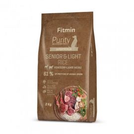 Mancare pentru caini FITMIN Dog Purity Rice Senior&Light Venison&Lamb, 2 kg