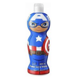 Гель для душа AIR-VAL Captain America, детский, 2 в 1, 400 мл