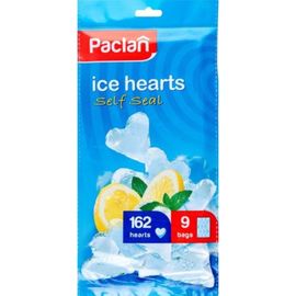 Пакетики PACLAN для ледяных кубиков (сердечки)  9 шт по 18 ячеек