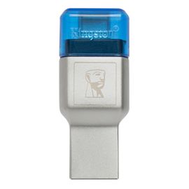 Устройство для чтения карт памяти microSD KINGSTON MobileLite Duo 3C, с двойным интерфейсом, USB3.1 + USB Type C