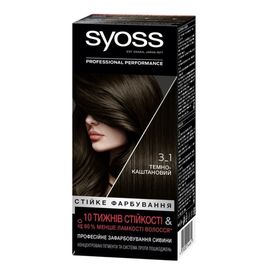 Краска для волос SYOSS Темно-каштановый  3-1, 115 мл
