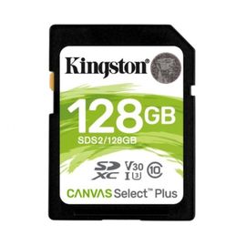 Card de memorie SD KINGSTON Canvas Select Plus, Class10, UHS-I, U1, V10, 128GB