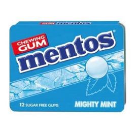 Guma de mestecat MENTOS Slim Gum Peppermint, 17,5g