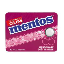 Жевательная резинка MENTOS Slim Gum вишня, 17,5 г