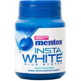 Жевательная резинка MENTOS Insta White, 50 г