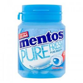 Guma de mestecat MENTOS Pure Fresh Mint, 60 g