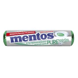 Guma de mestecat MENTOS Roll Pure Fresh menta gingasie, 15,5g