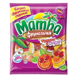 Мармелад MAMBA фрукты и йогурт, 72 г